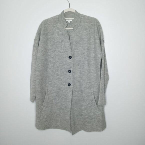 J. Jill merino woll button down cardigan size medium - Picture 2 of 8